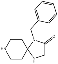 1-苄基-1,4,8-三氮杂螺[4.5]癸-2-酮 结构式