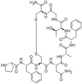 CRUSTACEAN CARDIOACTIVE PEPTIDE 结构式