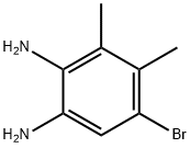 5-溴-3,4-二甲基苯-1,2-二胺 结构式