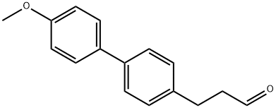 [1,1'-Biphenyl]-4-propanal, 4'-Methoxy- 结构式