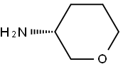 (R)-3-氨基四氢吡喃盐酸盐 结构式