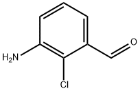 3-氨基-2-氯苯甲醛 结构式