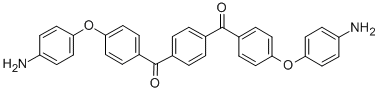 1,4-亚苯基二[[4-(4-氨基苯氧基)苯基]甲酮] 结构式