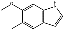 6 - 甲氧基-1H-吲哚-5 - 甲基 结构式