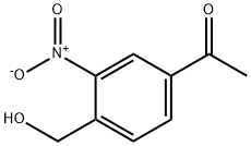 1-(4-Hydroxymethyl-3-nitrophenyl)ethanone 结构式