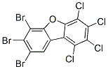 Dibenzofuran, tribromotetrachloro- 结构式