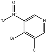 4-溴-5-硝基-3-氯吡啶 结构式