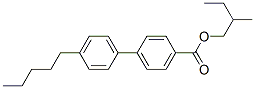 4'-Pentyl-4-biphenylcarboxylic acid 2-methylbutyl ester 结构式