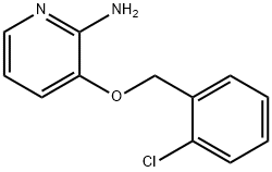 2-PYRIDINAMINE, 3-[(2-CHLOROPHENYL)METHOXY]- 结构式