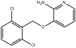 2-AMINO-3-(2,6-DICHLOROBENZYLOXY)PYRIDINE 结构式
