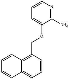 2-AMINO-3-(1-NAPHTHYLMETHYLOXY)PYRIDINE 结构式