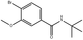 N-T-BUTYL 4-BROMO-3-METHOXYBENZAMIDE 结构式