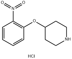 4-(2-NITROPHENOXY)PIPERIDINE, HCL 结构式