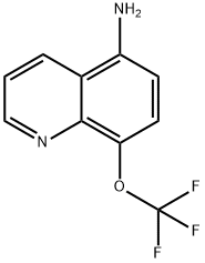 5-AMINO-8-TRIFLUOROMETHOXYQUINOLINE 结构式