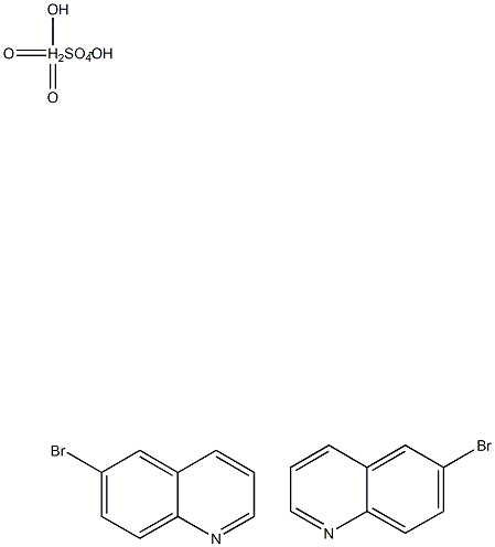 BIS(6-BROMOQUINOLINE)SULFATE 结构式