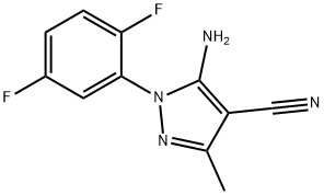 5-Amino-1-(2,5-difluorophenyl)-3-methyl-1H-pyrazole-4-carbonitrile