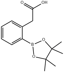 2-CARBOXYMETHYLPHENYLBORONIC ACID, PINACOL ESTER 结构式
