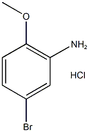 5-Bromo-2-methoxyaniline, HCl 结构式