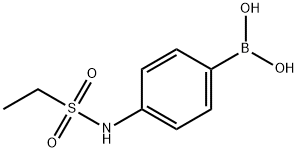 4-(ETHYLSULFONAMIDO)PHENYLBORONIC ACID 结构式