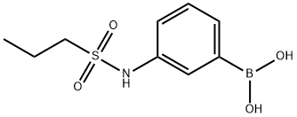 3-(PropylsulfonaMido)phenylboronic acid 结构式