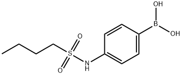 4-(BUTYLSULFONAMIDO)PHENYLBORONIC ACID 结构式
