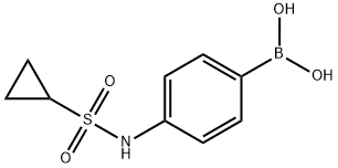 (4-(环丙烷磺酰胺基)苯基)硼酸 结构式