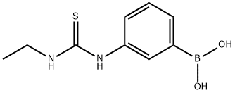 3-(3-Ethylthioureido)phenylboronic acid 结构式