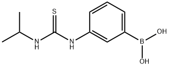 3-(3-Isopropylthioureido)phenylboronic acid 结构式