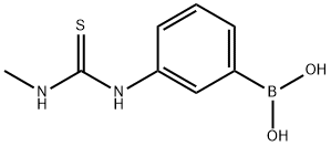 3-(3-甲基硫脲基)苯基硼酸 结构式