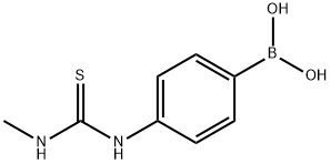 4-(3-Methylthioureido)phenylboronic acid 结构式