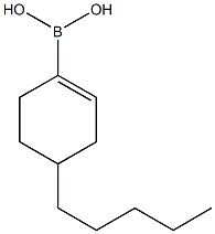 4-Pentylcyclohex-1-enylboronic acid 结构式