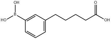 5-(3-BORONOPHENYL)PENTANOIC ACID 结构式