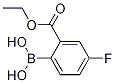 2-(Ethoxycarbonyl)-4-fluorophenylboronic acid 结构式