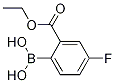 2-(ETHOXYCARBONYL)-4-FLUOROPHENYLBORONIC ACID 结构式