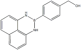 [4-(1H-Naphtho[1,8-de][1,3,2]diazaborinin-2(3H)-yl)phenyl]methanol 结构式
