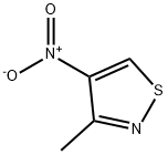 3-甲基-4-硝基异噻唑 结构式