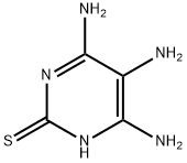 2-巯基-4,5,6-三氨基嘧啶 结构式