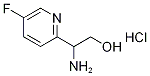 2-AMINO-2-(5-FLUOROPYRIDIN-2-YL)ETHANOL HYDROCHLORIDE 结构式