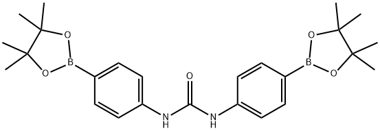 1,3-Bis(4-boronophenyl)urea,bispinacol ester 结构式