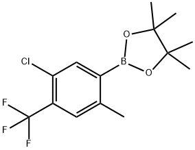 2-(5-Chloro-2-methyl-4-(trifluoromethyl)phenyl)-4,4,5,5-tetramethyl-1,3,2-dioxaborolane