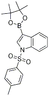 3-(4,4,5,5-tetraMethyl-1,3,2-dioxaborolan-2-yl)-1-tosyl-1H-indole 结构式