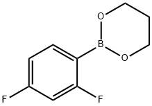 2,4-DIFLUOROPHENYLBORONIC ACID, PROPANEDIOL CYCLIC ESTER 结构式