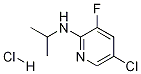 5-氯-3-氟-2-(N-异丙基氨基)吡啶盐酸盐 结构式