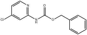 BENZYL 4-CHLOROPYRIDIN-2-YLCARBAMATE 结构式