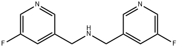 BIS((5-FLUOROPYRIDIN-3-YL)METHYL)AMINE 结构式