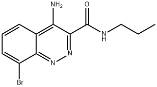 4-Amino-8-bromo-N-propylcinnoline-3-carboxamide