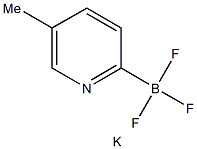 POTASSIUM 5-METHYLPYRIDINE-2-TRIFLUOROBORATE 结构式