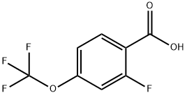Benzoic acid, 2-fluoro-4-(trifluoromethoxy)- 结构式