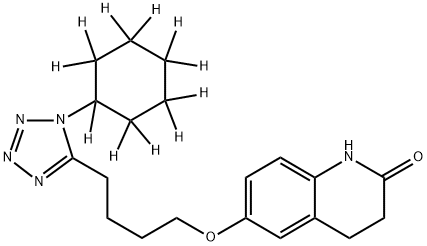 Cilostazol-d11 结构式