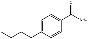 4-N-丁基苯甲酰胺 结构式